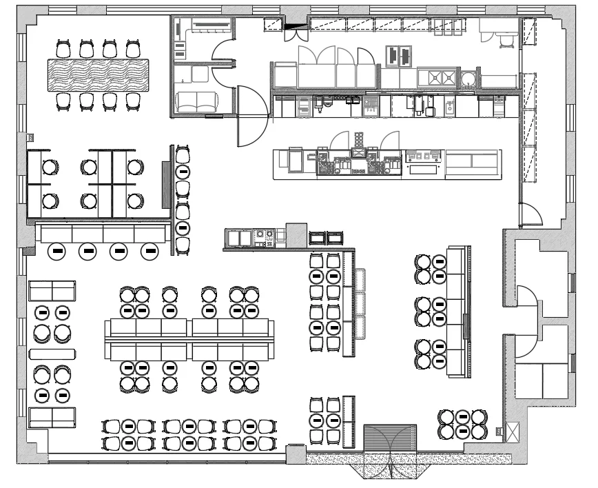 공사의 최종 도면 예시